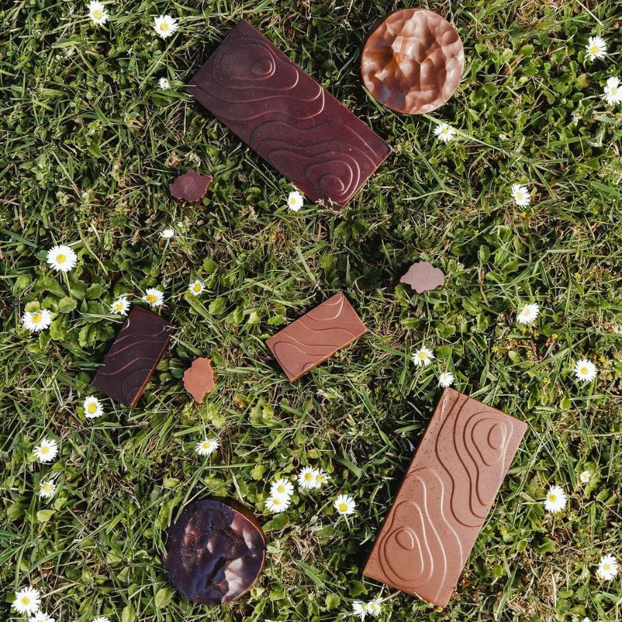 Easter chocolate bars from the Chocolate Workshop