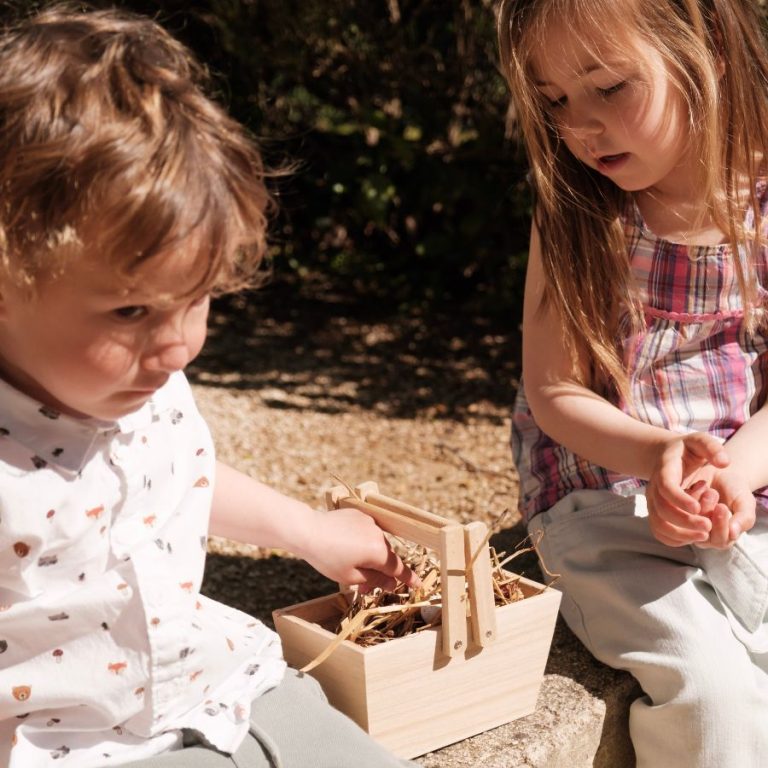 Egg hunt for Easter